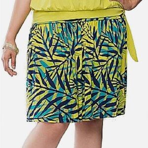 Lane Bryant Tropical Skirt